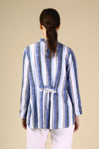 Blue & White Stripe