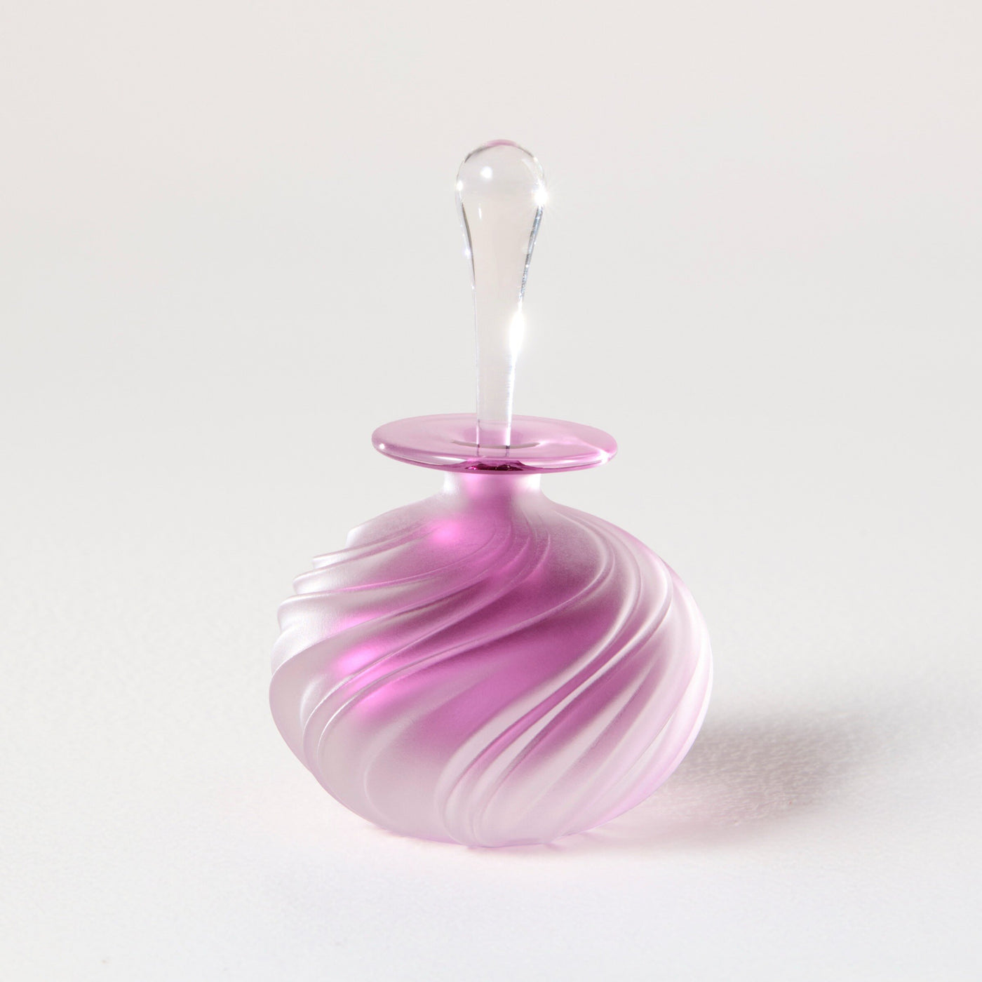 Magenta Mini Swirl Perfume Bottle