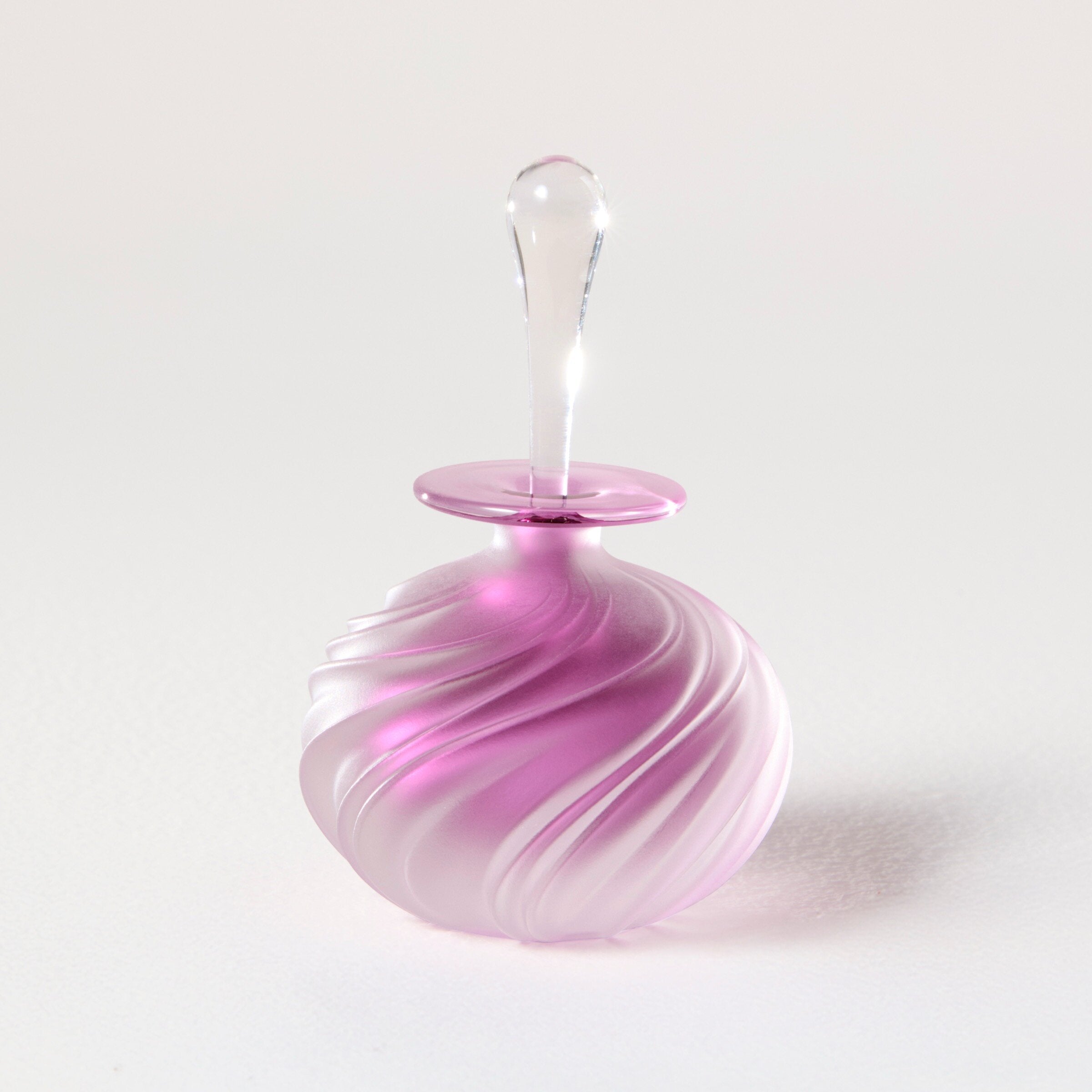 Magenta Mini Swirl Perfume Bottle