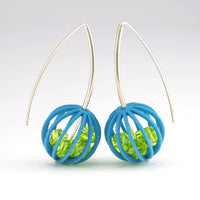 Globes with Crystal Earrings