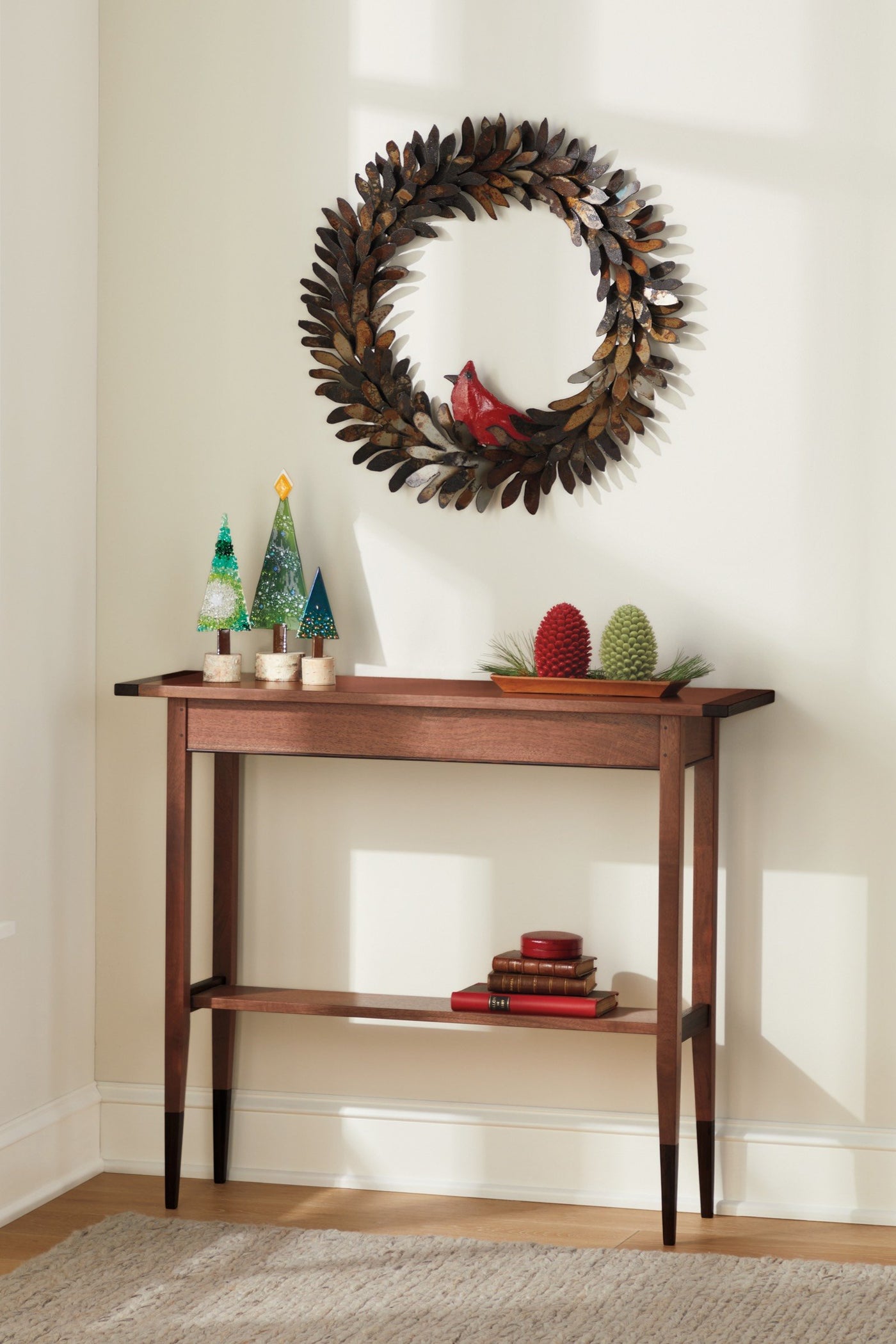 Wenge and Walnut Console Table