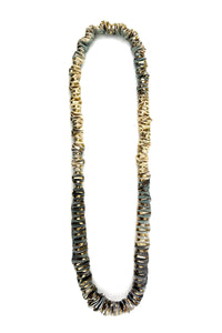 Hand-Dyed Gold Print Necklace