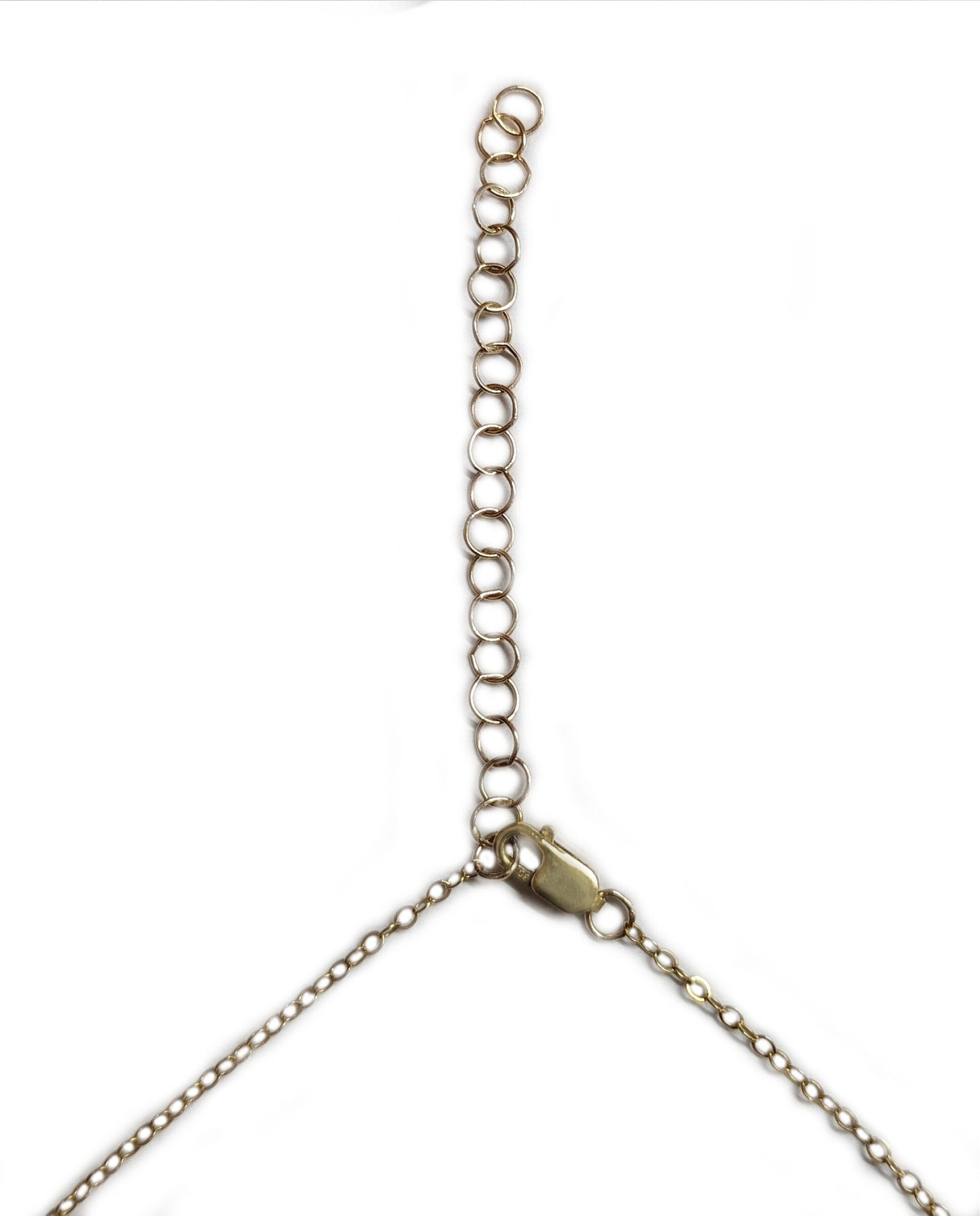 Contemporary Crossed Bar Pendant