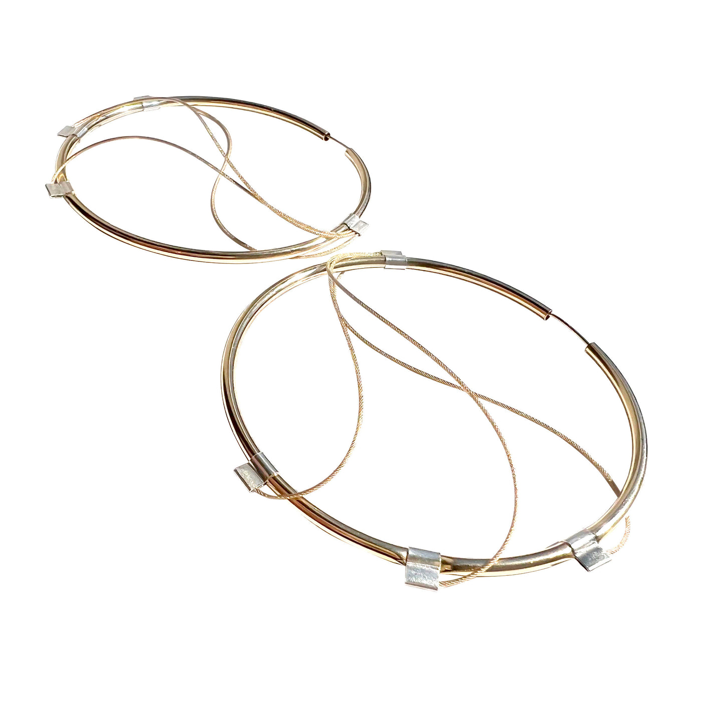 Triple Wave XL Hoops