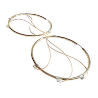 Triple Wave XL Hoops