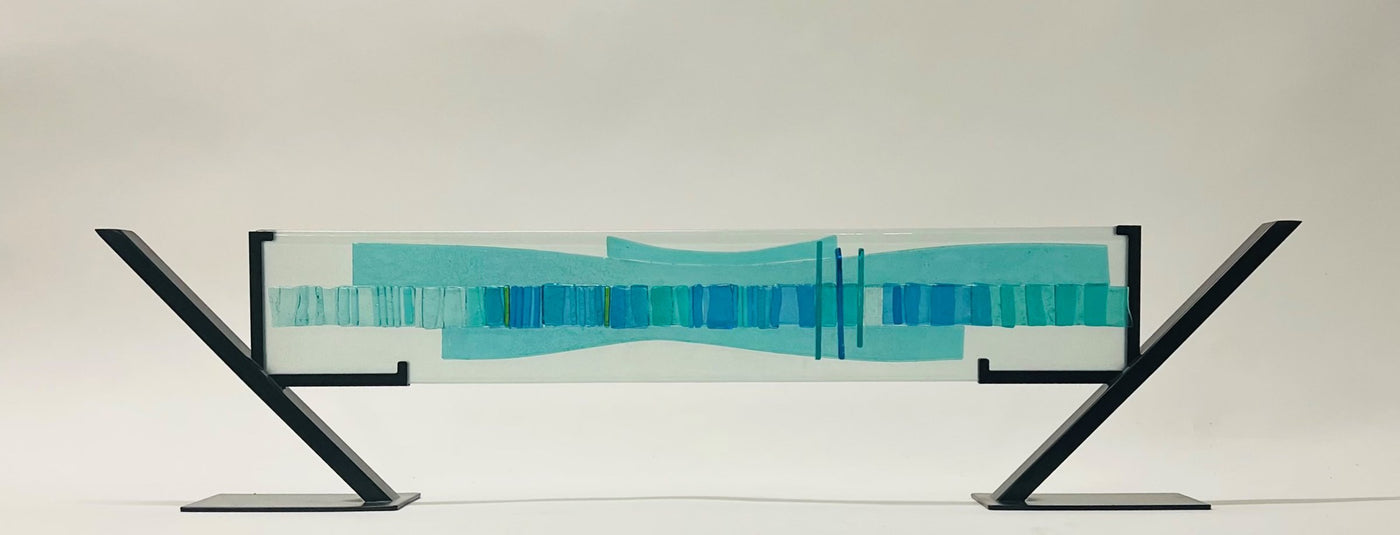 Aqua Mint Feathers