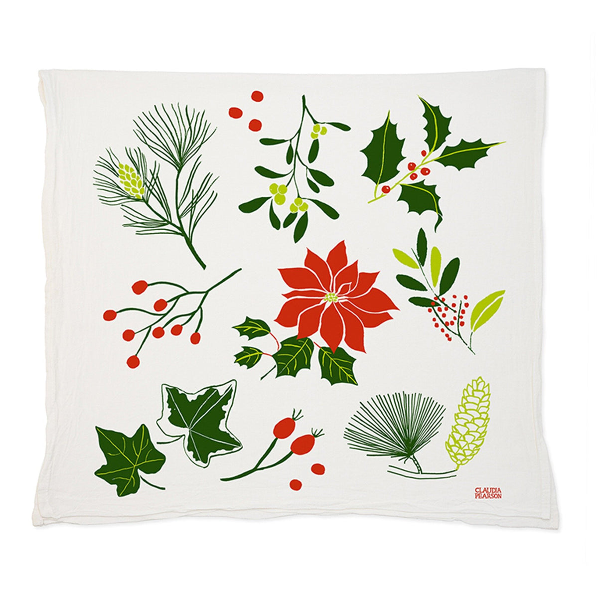 Evergreen Tea Towel