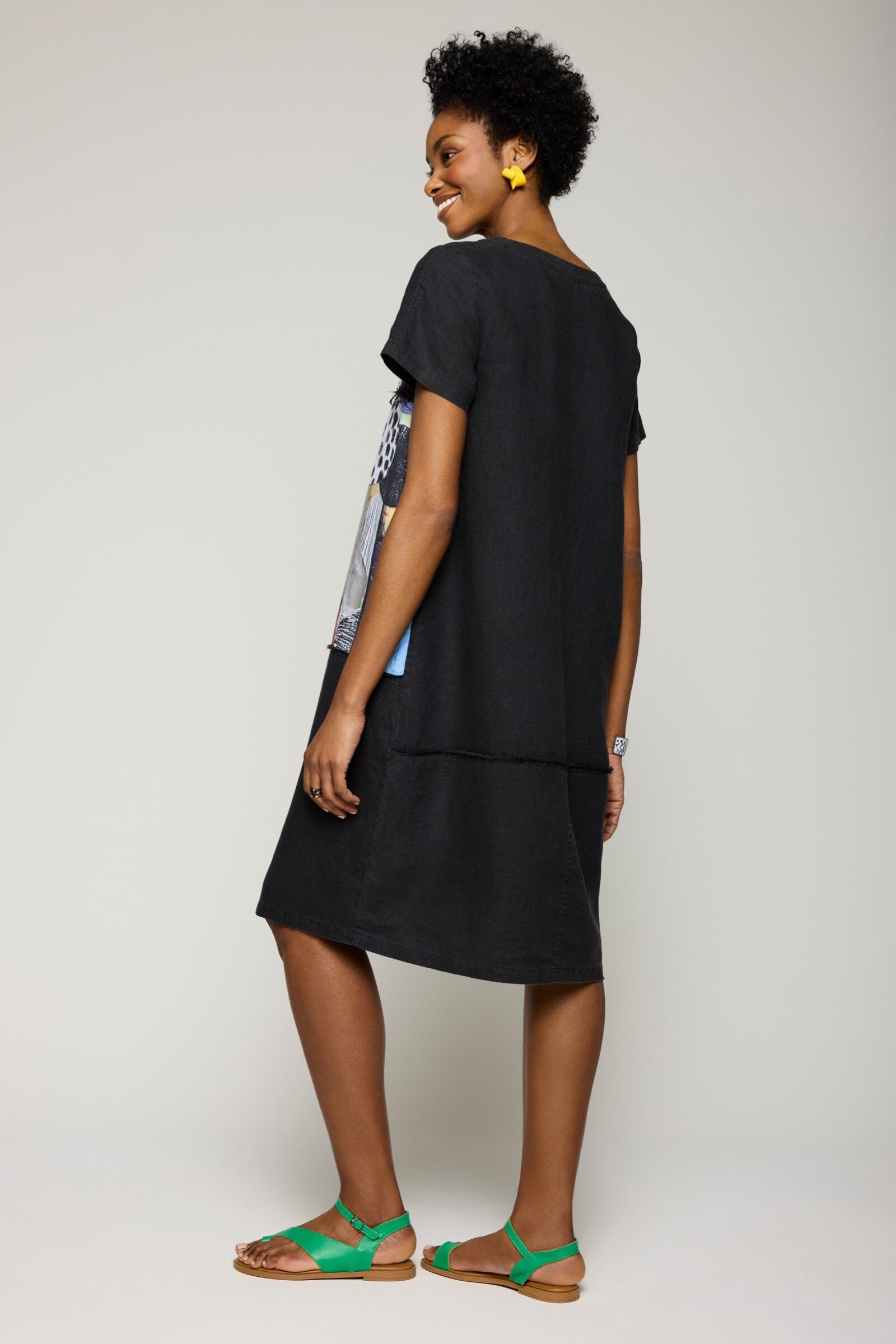 Mixed Media Tee Dress