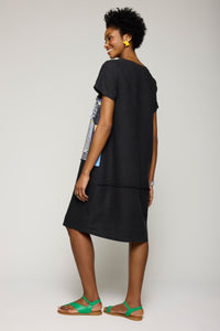 Mixed Media Tee Dress