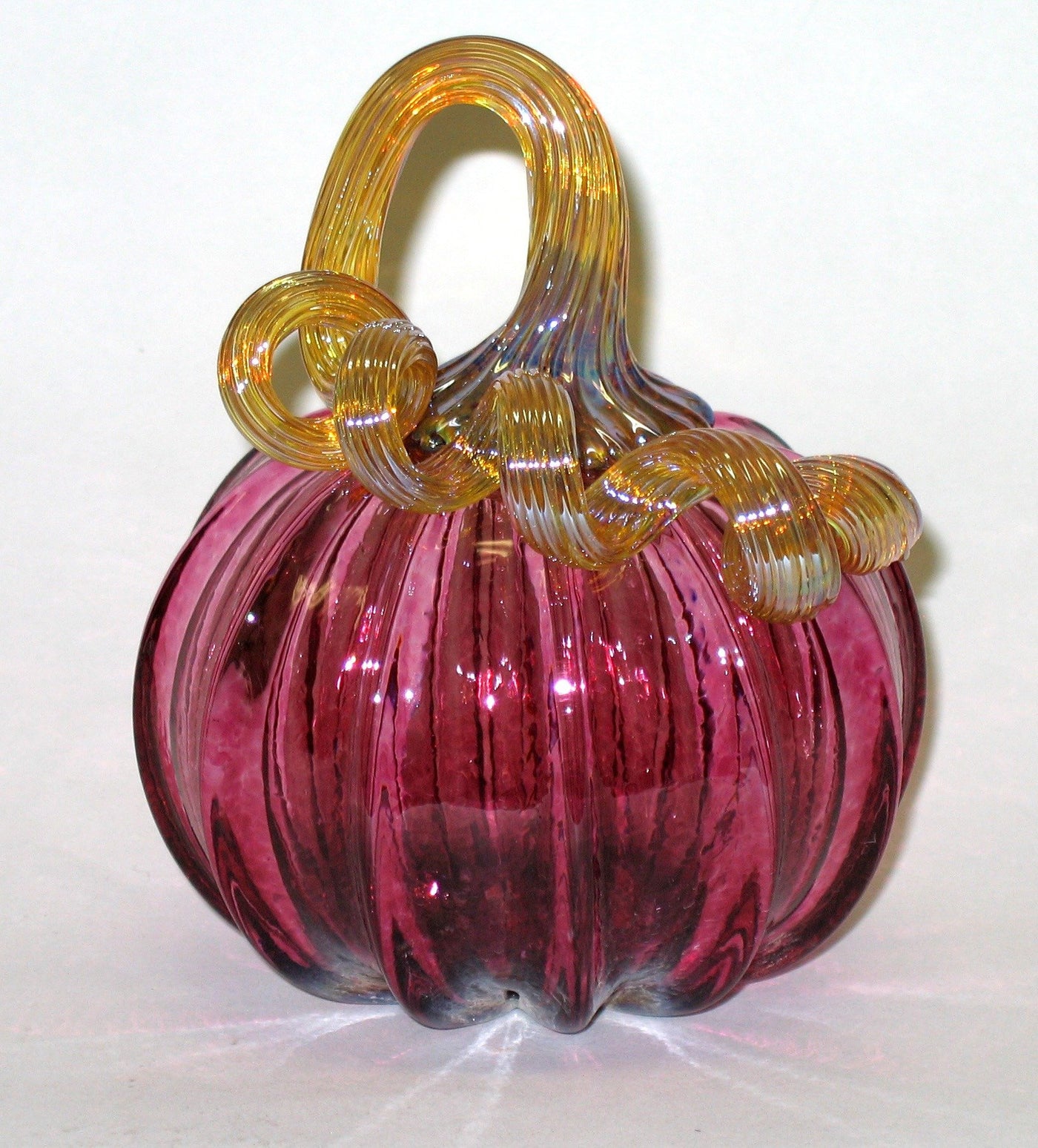 Small Transparent Ruby Pumpkin