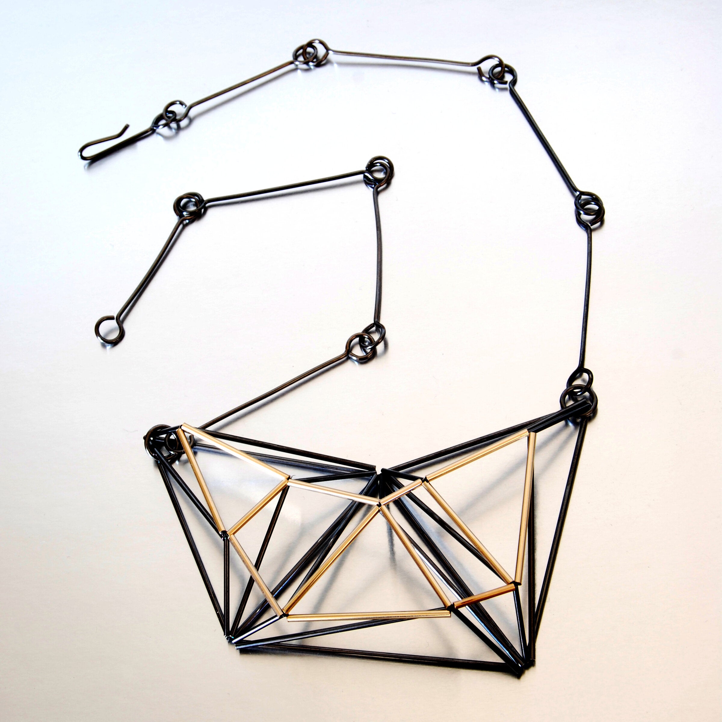 Irregular Triangles Necklace