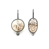 Montana Agate & Diamond Earrings II