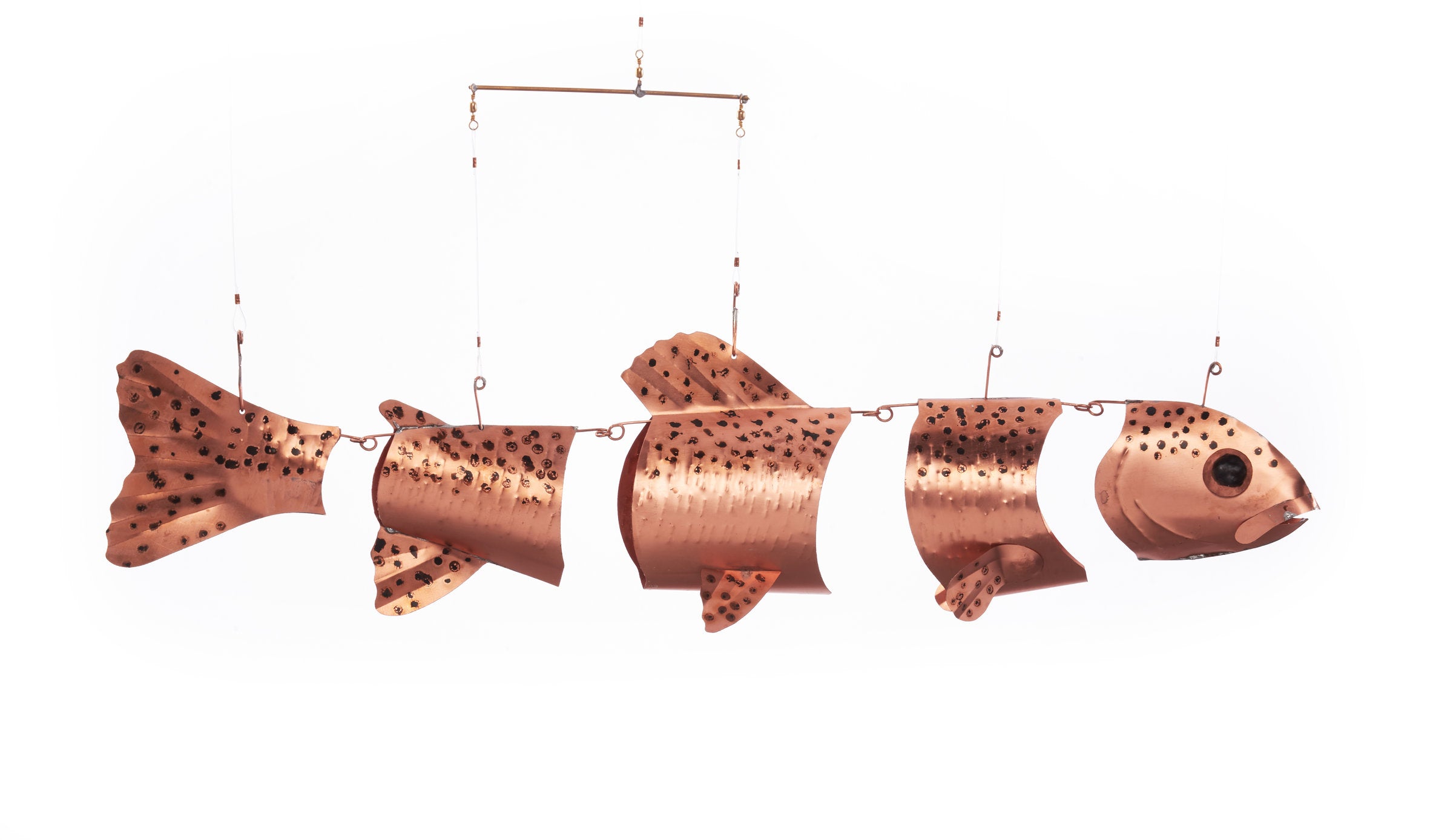 Trout Copper Fish Mobile