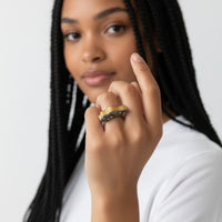 Starry Starry Night Statement Ring