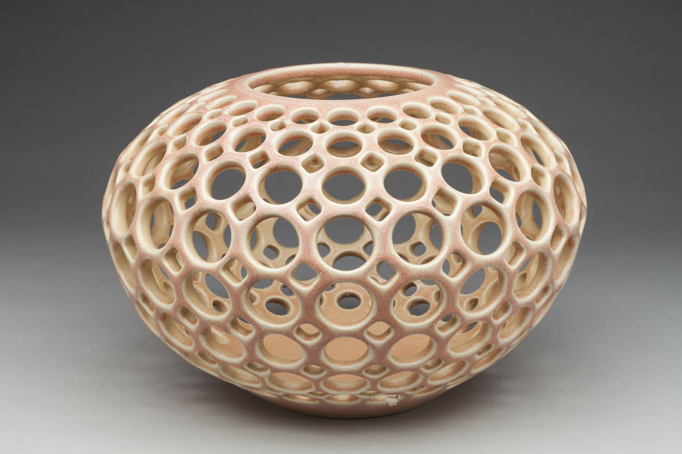 Pierced Tabletop Orb in Blush