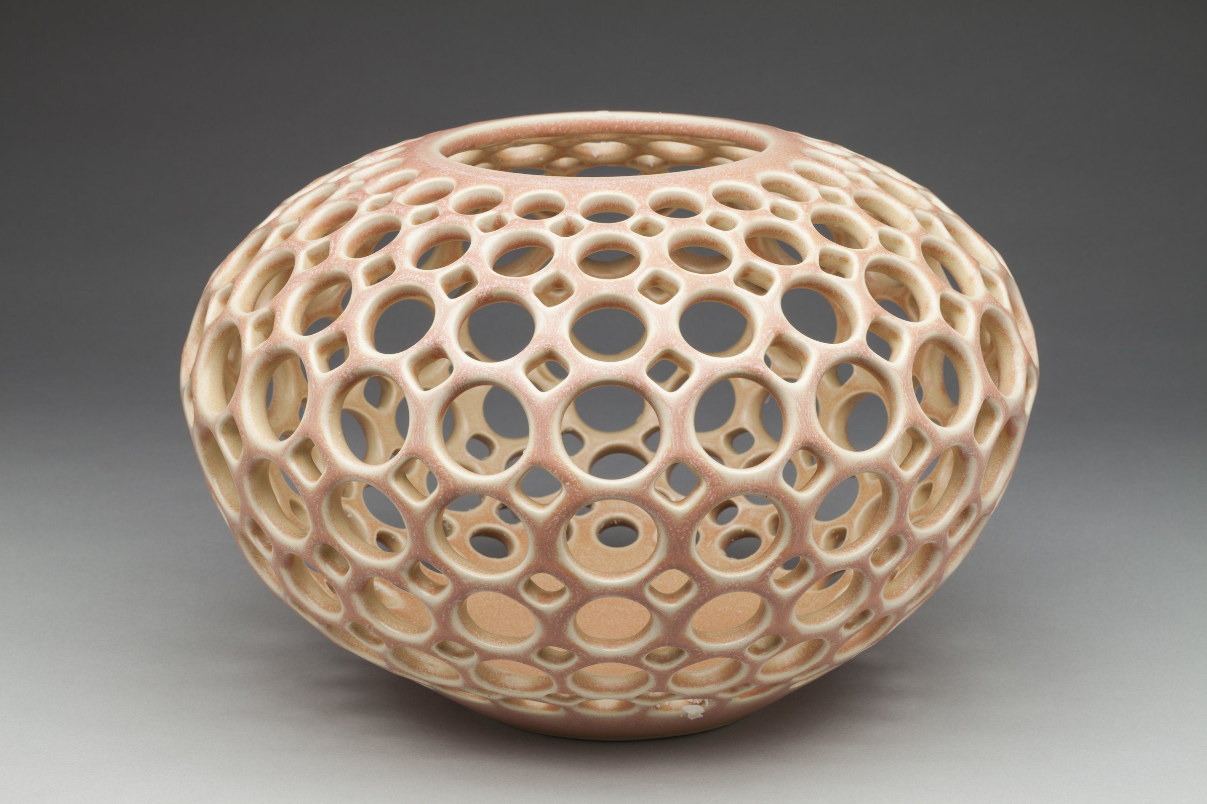 Pierced Tabletop Orb in Blush