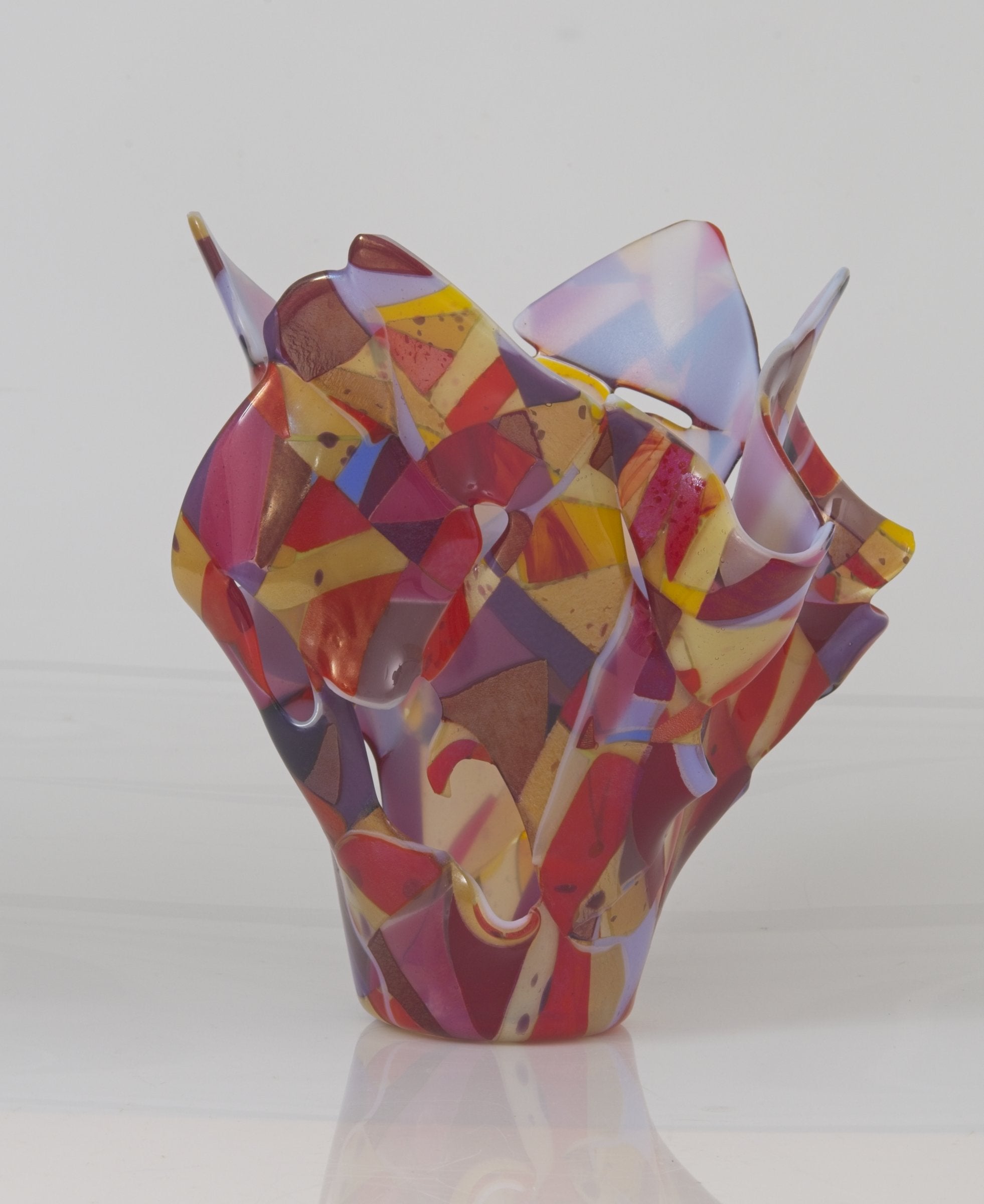 Coral Garden Art Glass Sculpture