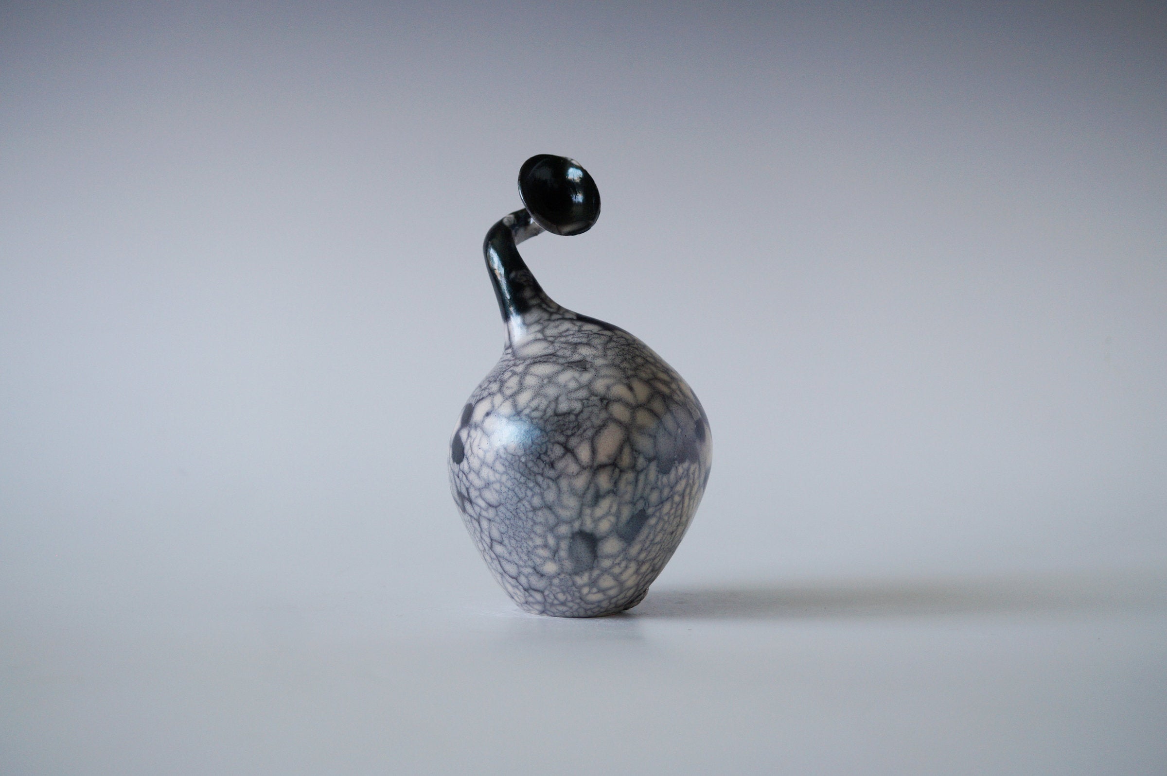 Ceramic Raku Vessel, Naked Raku Firing 5
