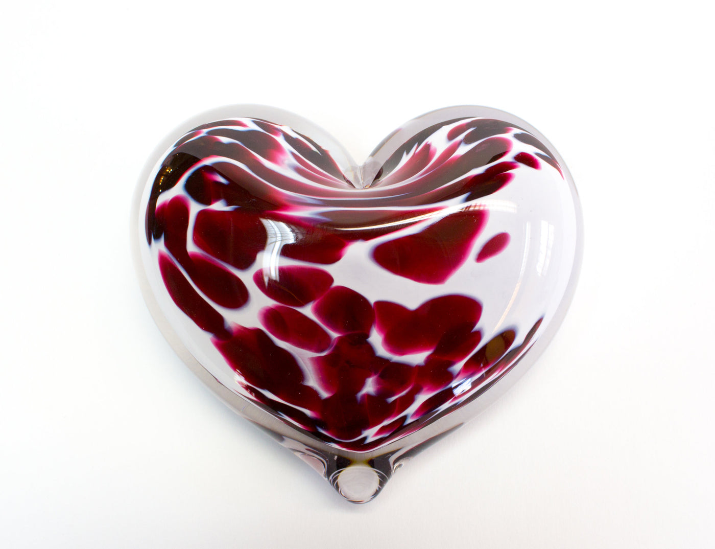 Forget-Me-Not Heart Paperweight