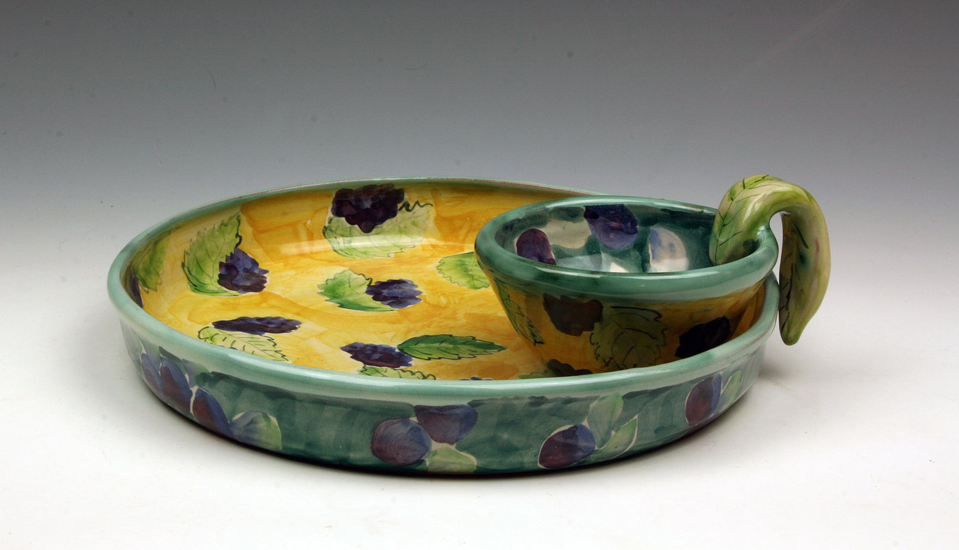 Small Blackberry Bee Dip Set