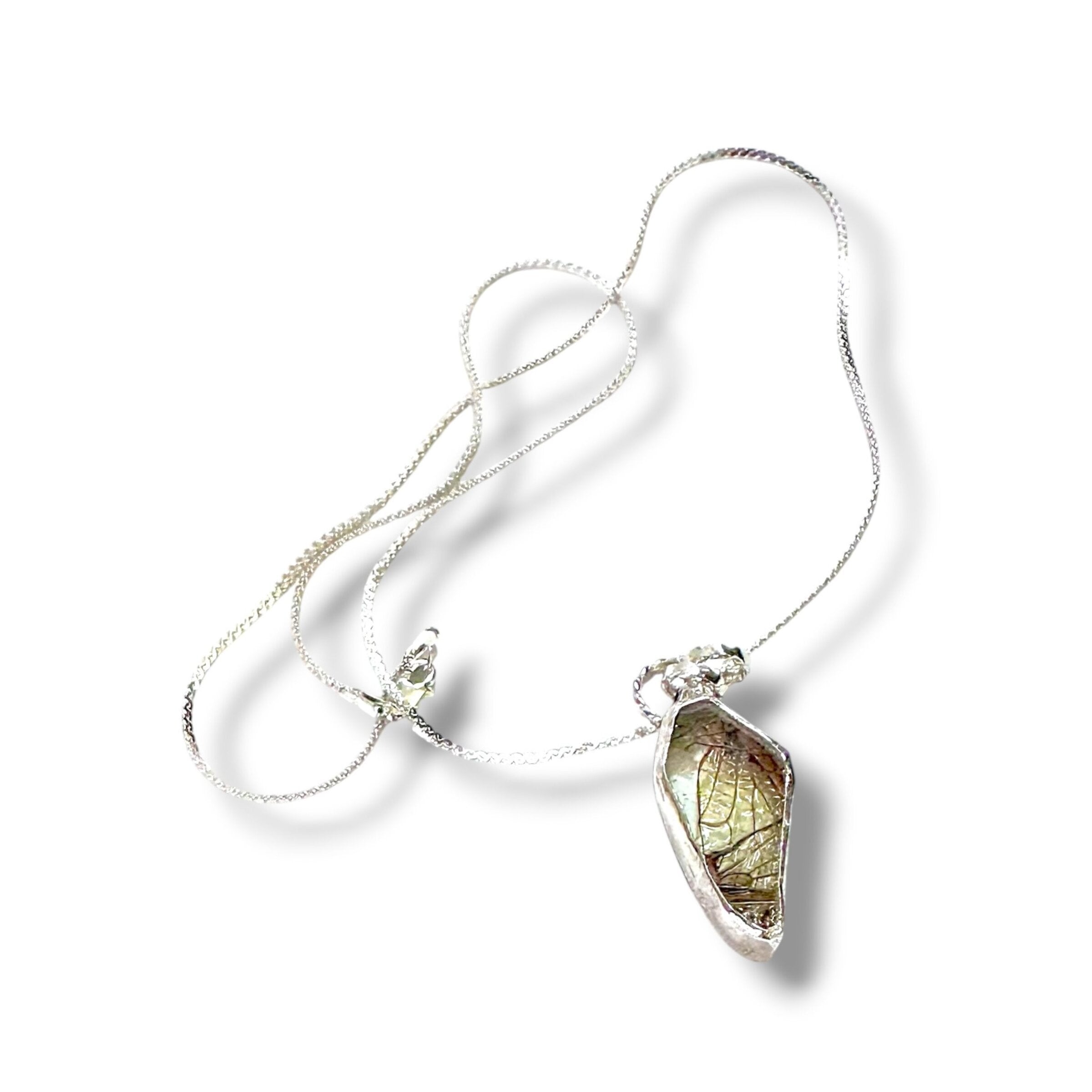Layered Cicada Wing Pendant