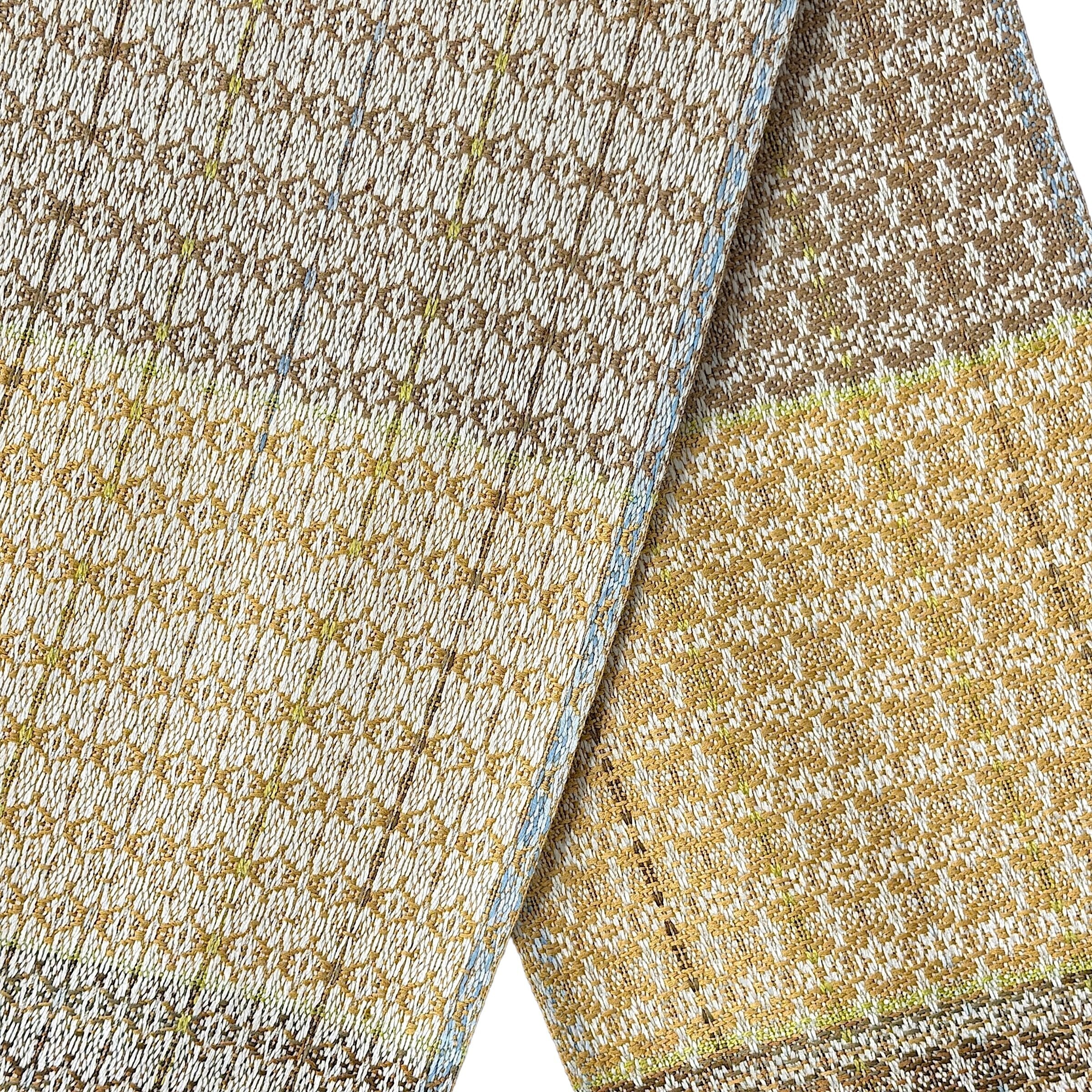 Handwoven Honey Bamboo Table Runner