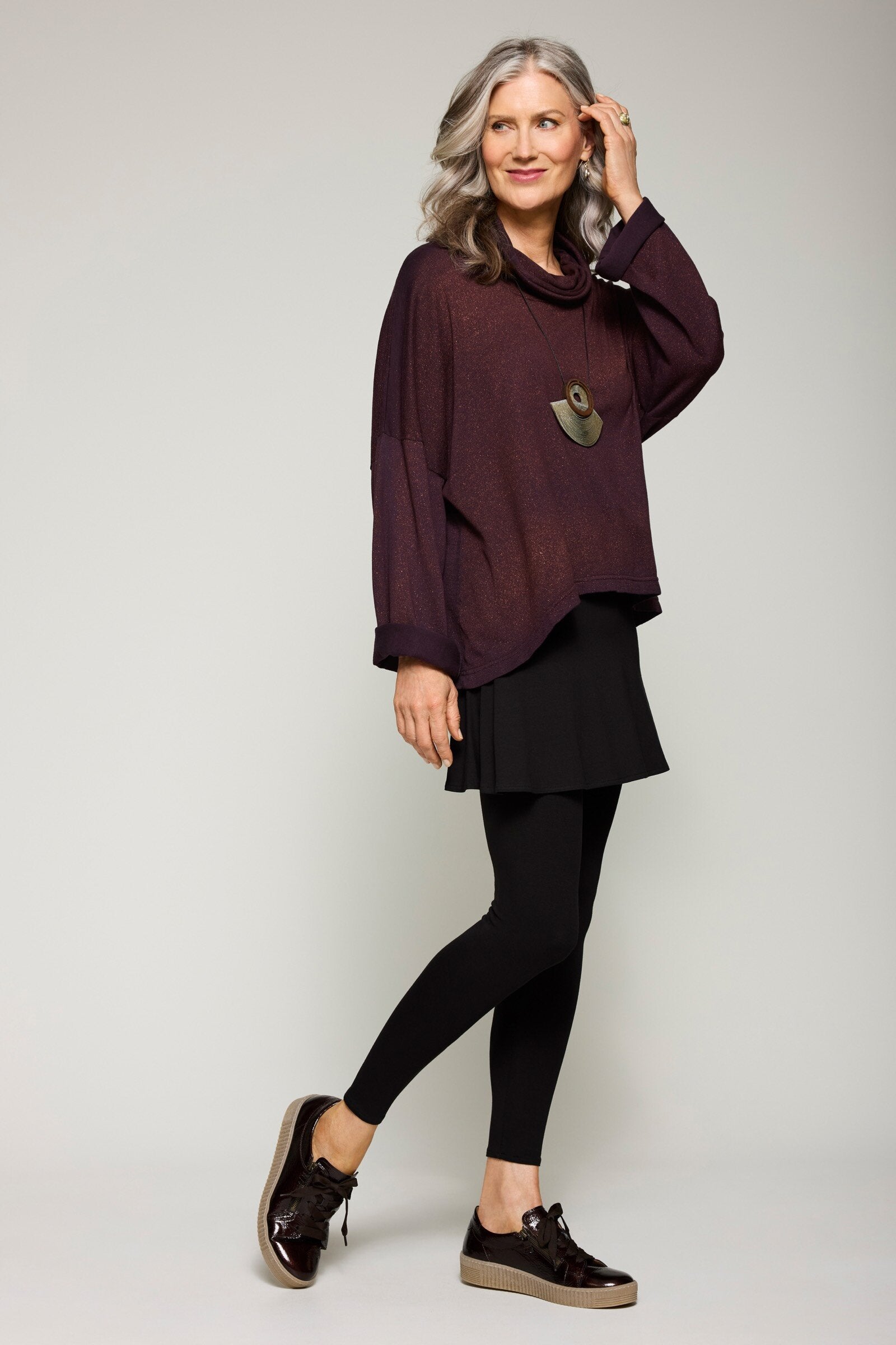 Graceful Shimmer Top