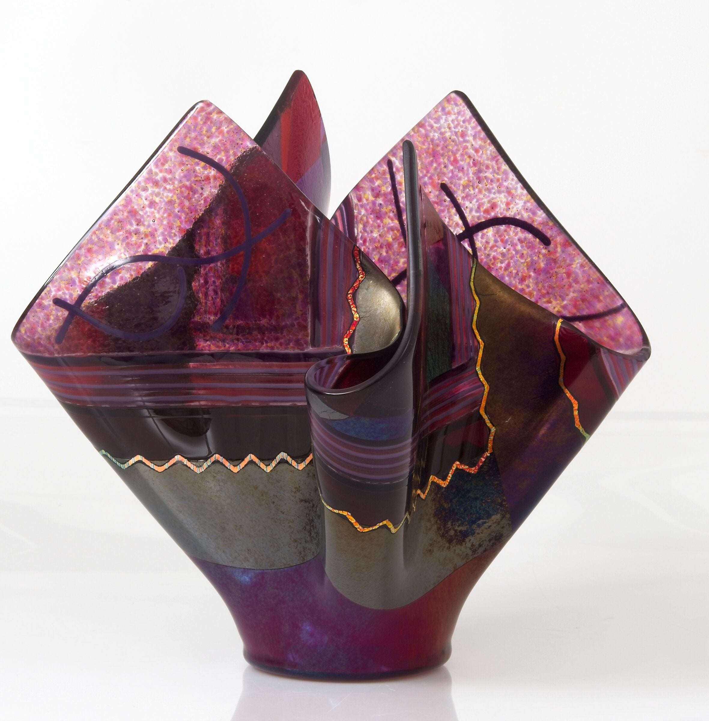 Purple Sunset Vessel III