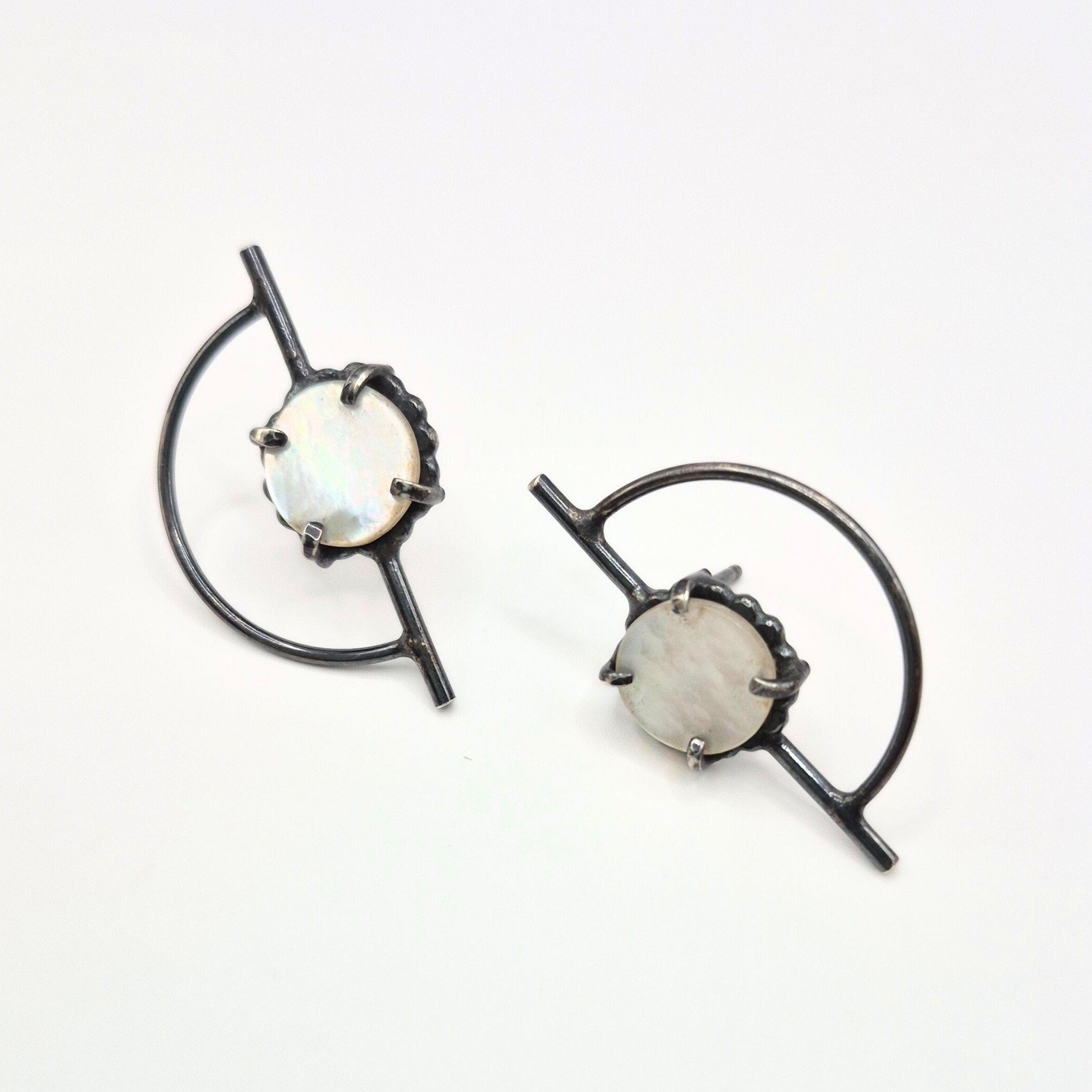 Pearl Orbit Earrings