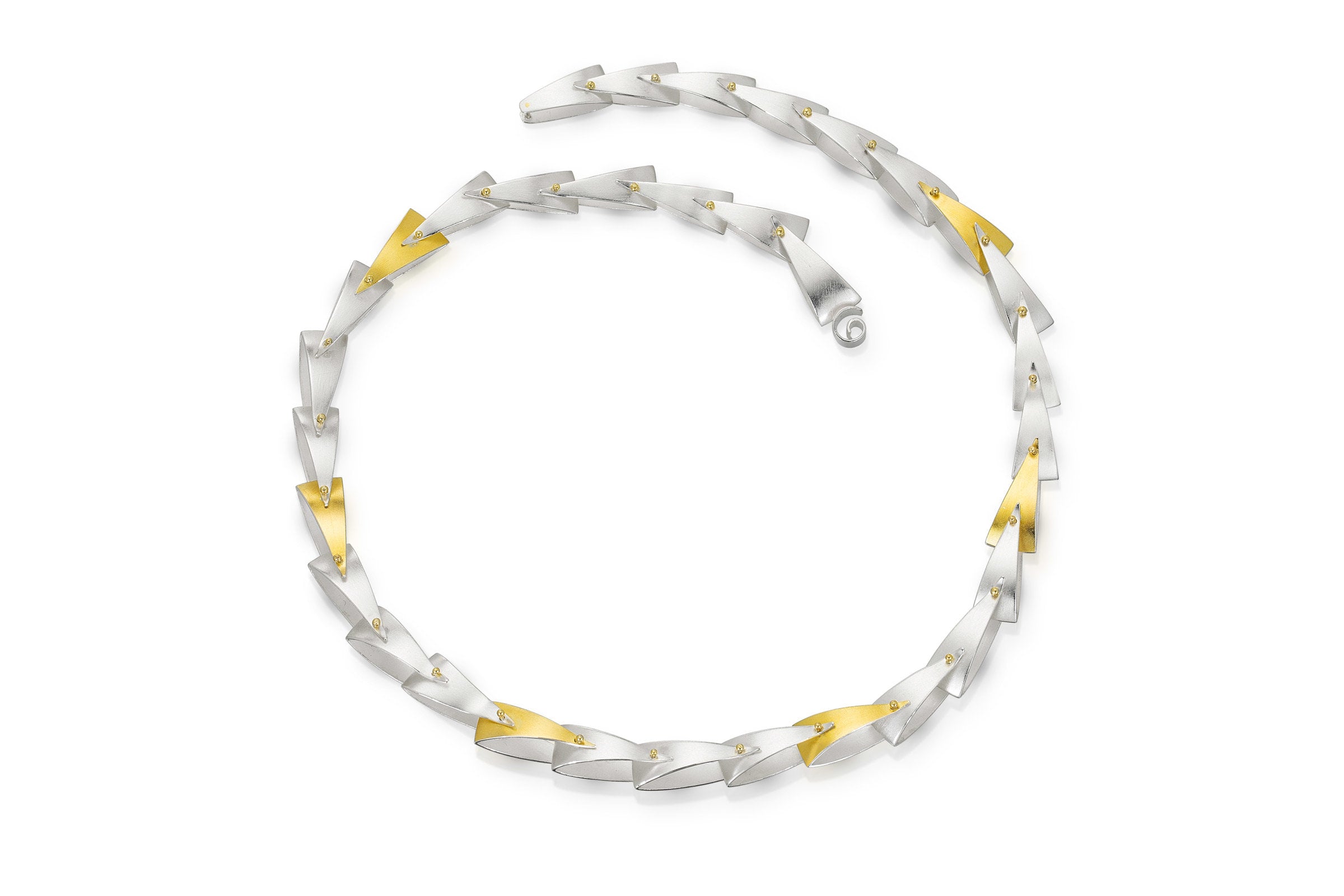 Linear Spinnaker Mixed Necklace