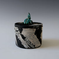 Emerald Whisper Magic Forest Porcelain Vessel