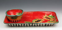 Sunflower Rectangular Dip Set