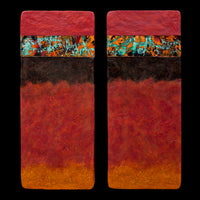 Canyon Walls: Rose M+ Triptych
