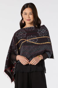 Kantha Cowl Neck Cape MMTS Holiday 2026