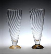 Gold-Footed Water Glasses