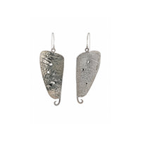 Silver Fern Lace Earrings