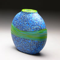 Blue and Green Strata Vase
