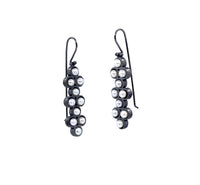 Long Multi Pearl Earrings