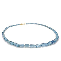 Skinny Santa Maria Aquamarine Necklace