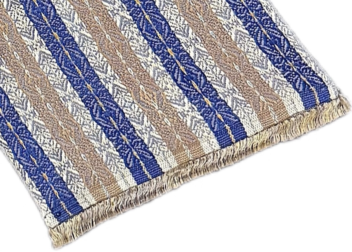 Reversible Handwoven Mineral Bamboo Pub Table Runner