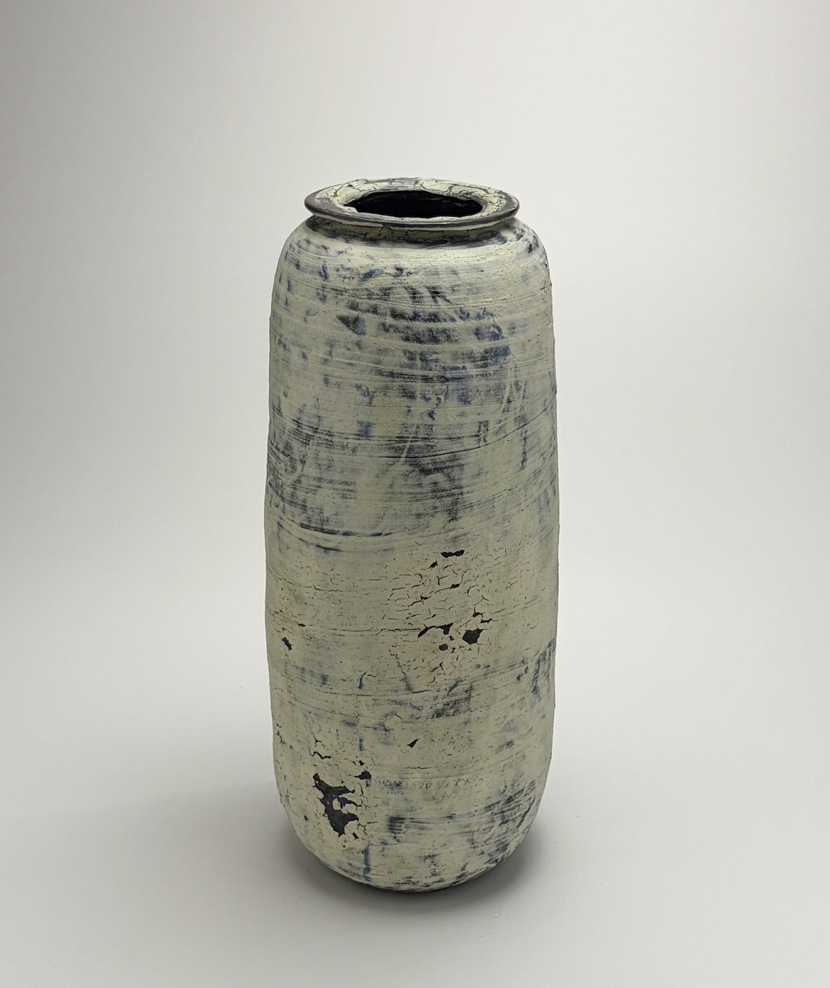 Crackled Stoneware Bottle