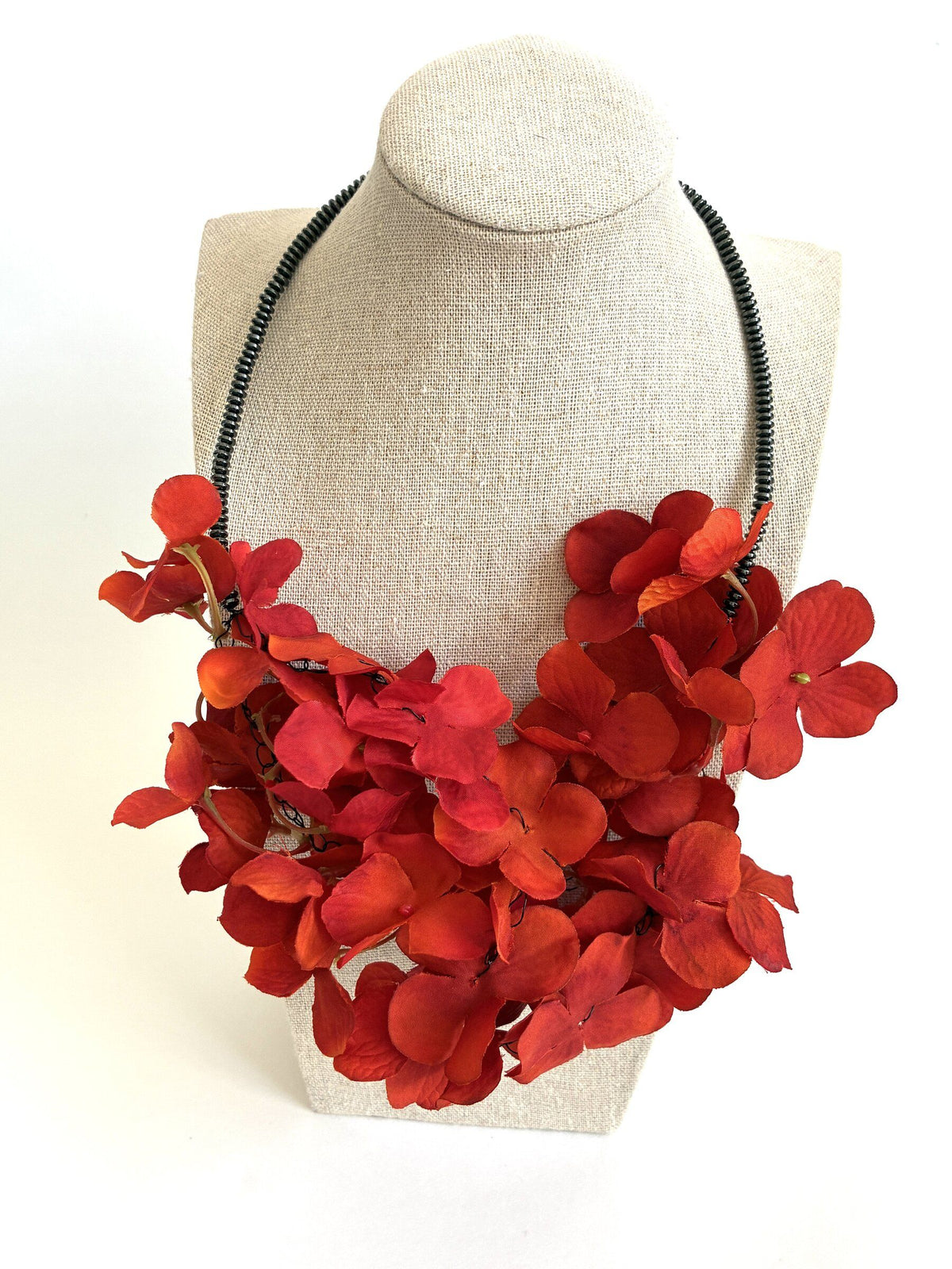 Red Blossoms Necklace