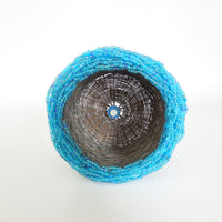 Ring Basket with Blue Rim