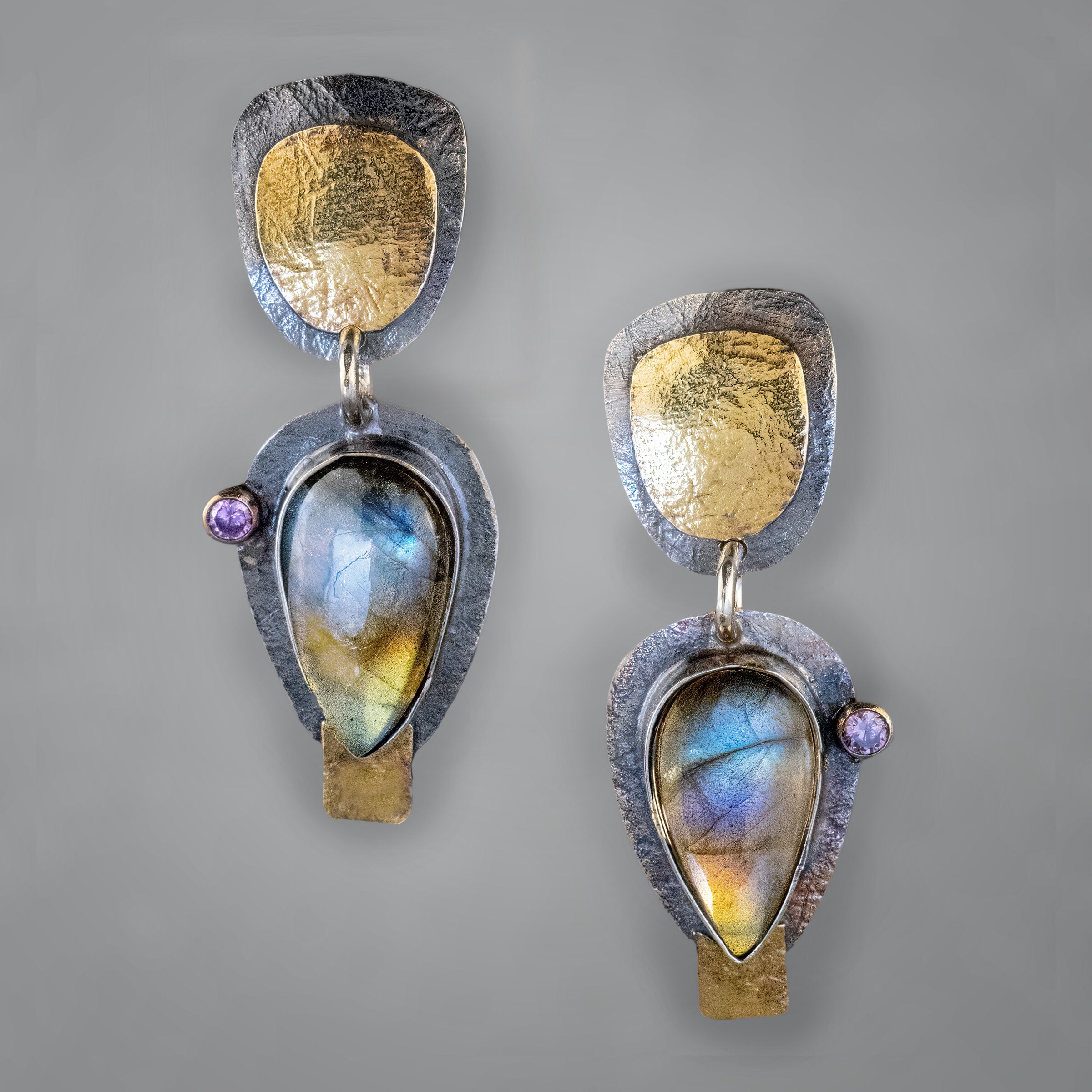 Rainbow Labradorite Earrings