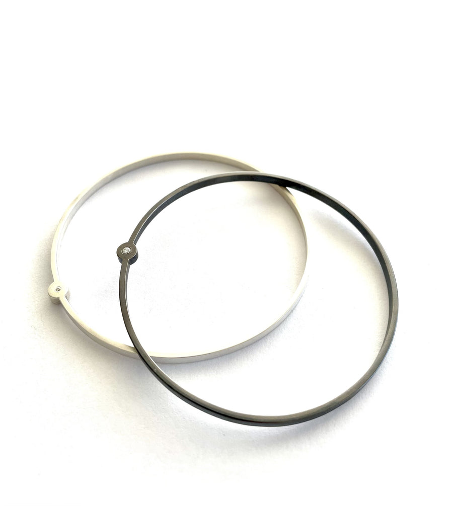 Bright Silver and Oxidized Silver