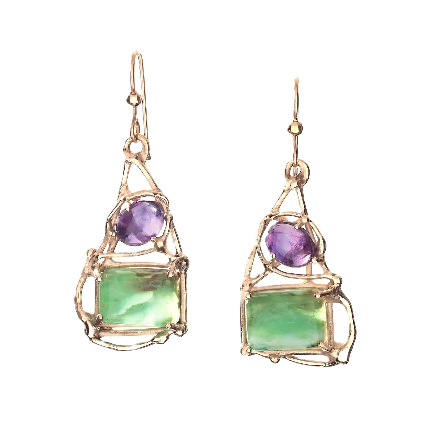 Golden Dangle Earrings