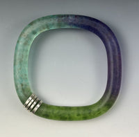 Small Lavender Fields Wrapped Bangle