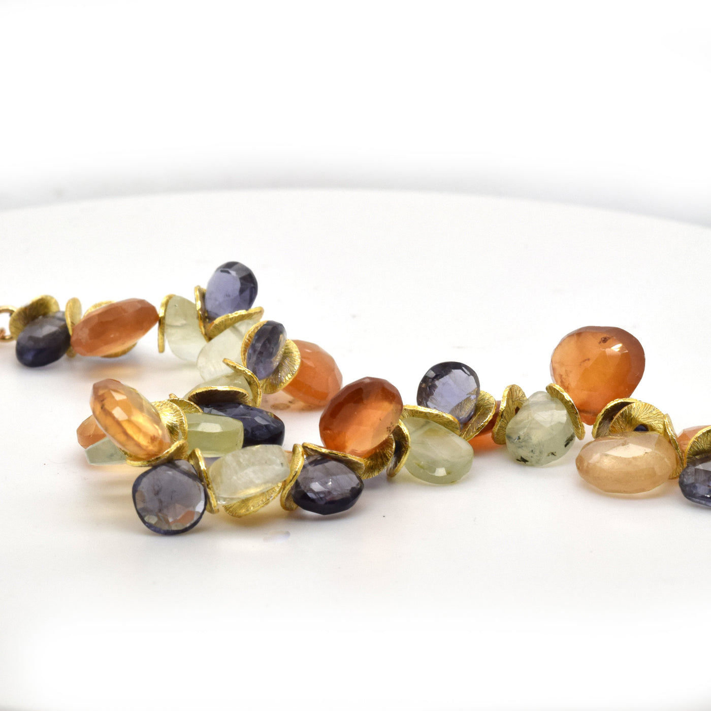 Hessonite, Iolite & Prehnite