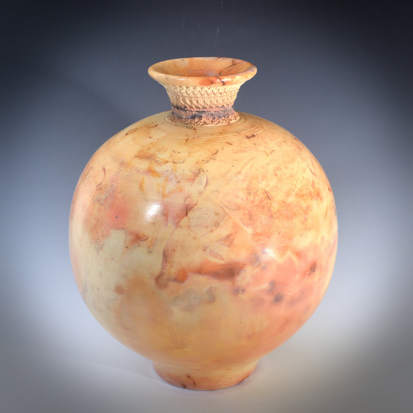 Pomegranate Saggar-Fired Vase