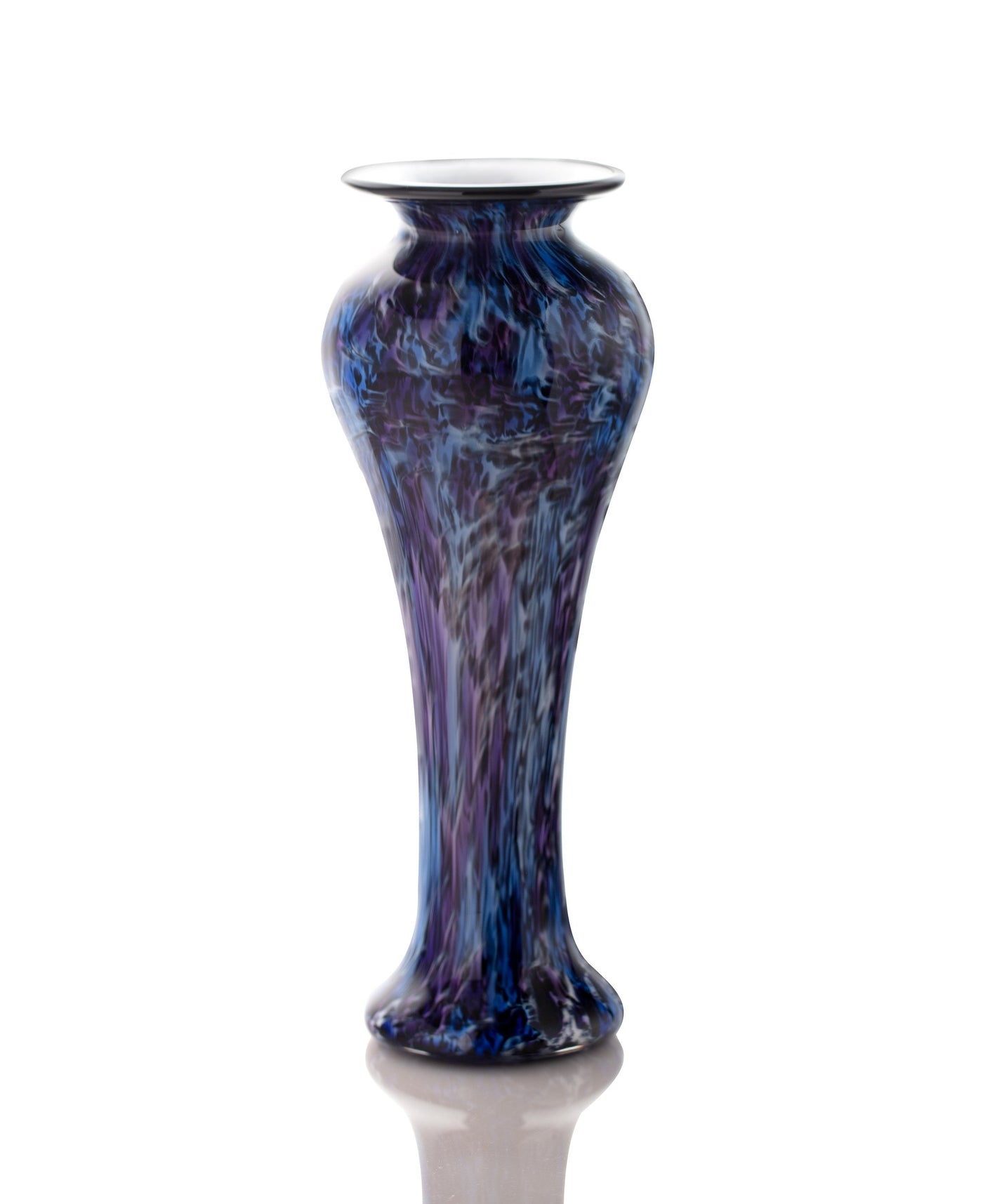 Slender Moonbeam Frit Vase